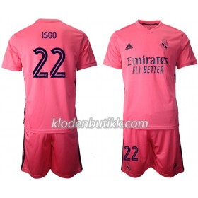 Real Madrid ISCO 22 Barn Bortedraktsett 2020-2021 Kortermet (+ Korte bukser)